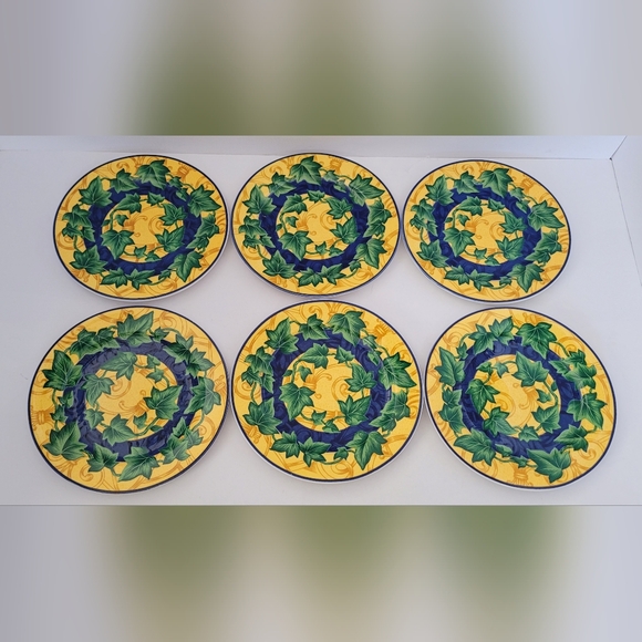 Victoria & Beale Yves Other - 6 vintage Victoria & Beale "Yves" (9034) salad plates